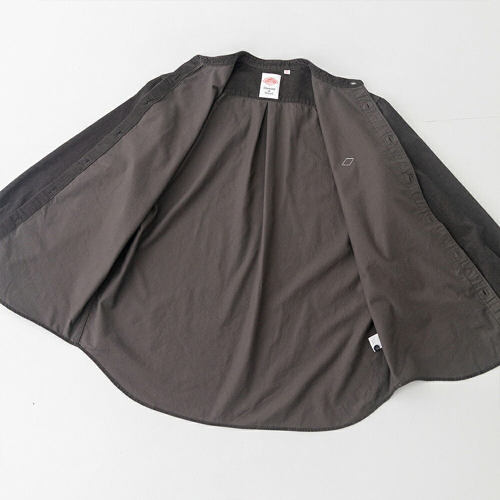 ダントン コーデュロイ バンドカラー長袖シャツ (DT-B0291 MCD) 21WALE CORDUROY BAND COLLAR SHIRT L/S DANTON(メンズ)