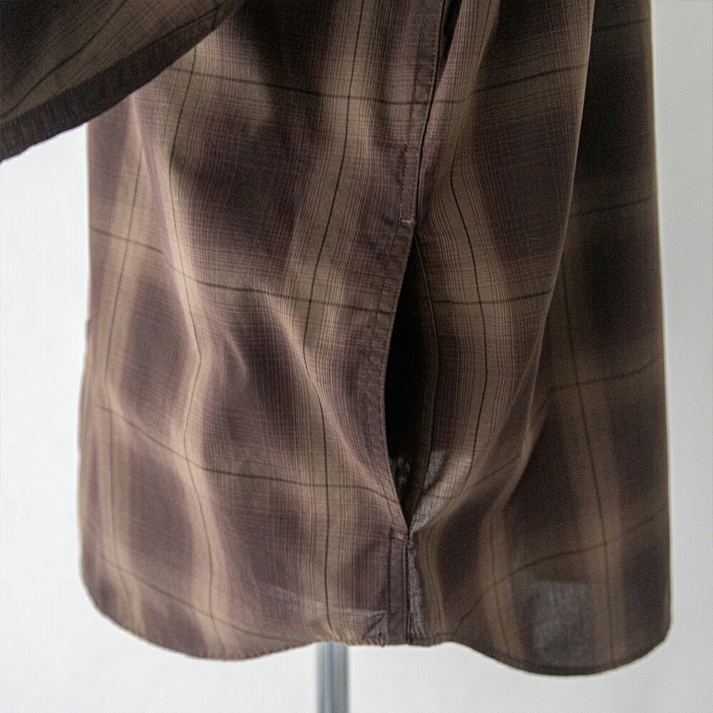 ダントン レギュラーカラー 長袖ワークシャツ (DT-B0398 TCV) TC VOILE POPLIN WORK SHIRT DANTON(メンズ)