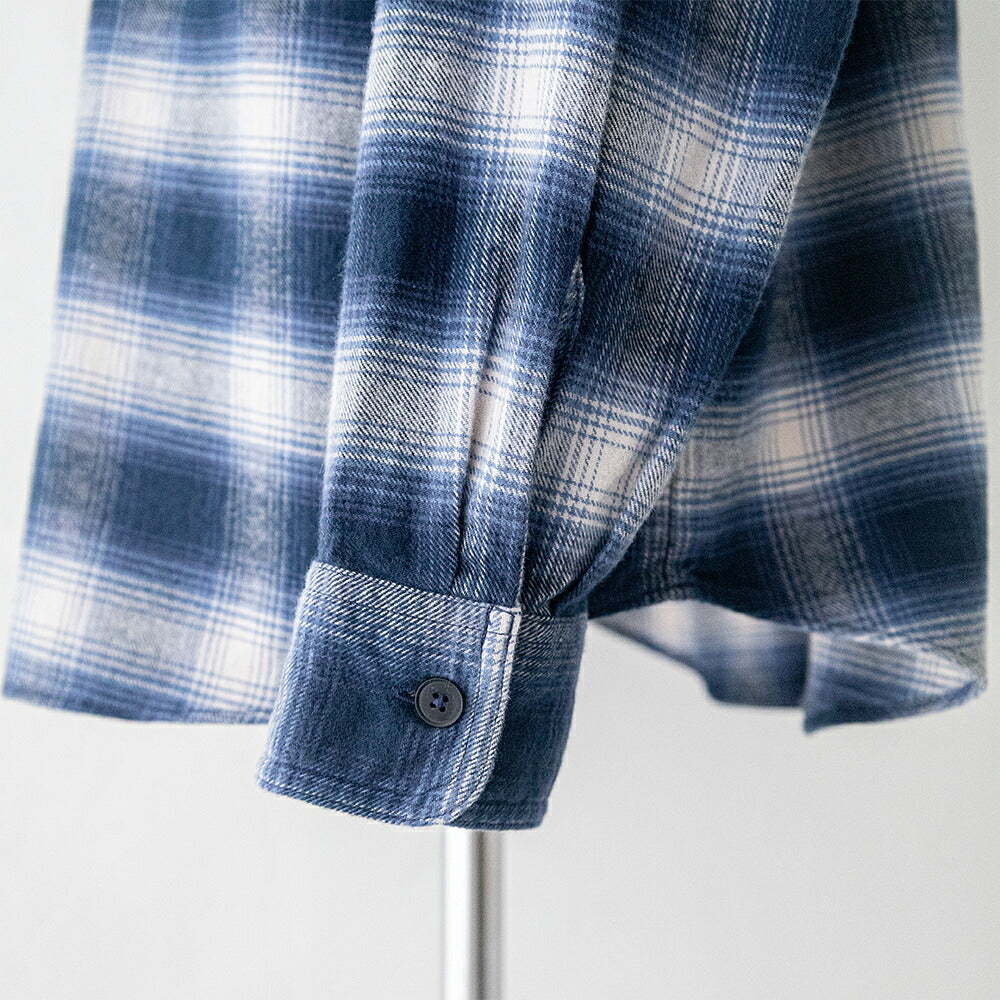 ダントン フランネル レギュラーカラー長袖シャツ (DT-B0477 BNL) BRUSHED FLANNEL REGULAR COLLAR L/S SHIRT DANTON(メンズ)
