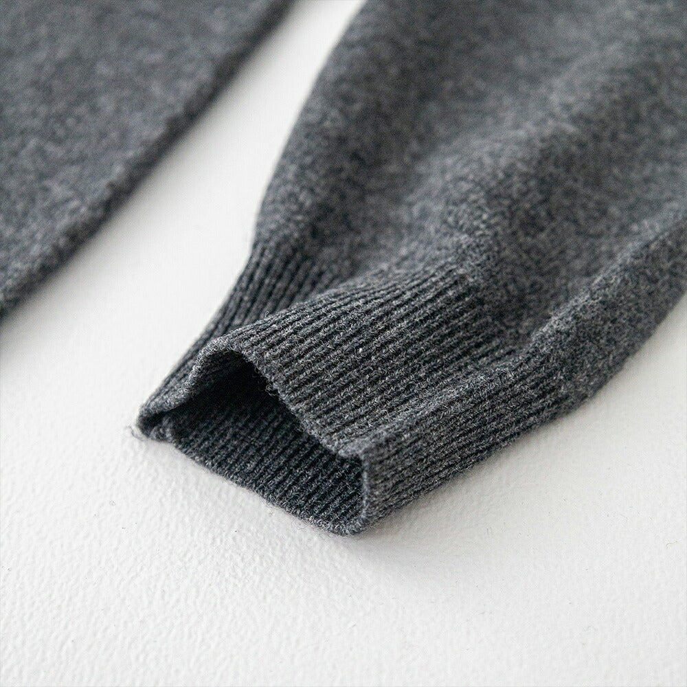 ダントン ラムウール クルーネックニットプルオーバー (DT-D0028 LMW) LAMBS WOOL CREW NECK P.O L/S DANTON(メンズ)