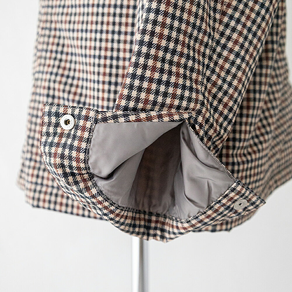 ダントン 中綿ナイロン カバーオールジャケット (DT-A0808 PNN) PRINTED NYLON TUSSAH COVERALL JACKET DANTON(レディース)