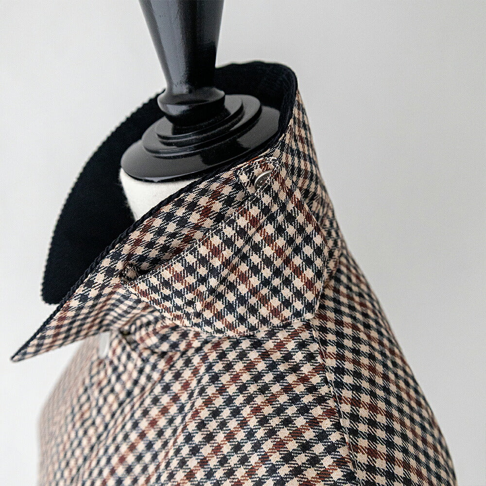 ダントン 中綿ナイロン カバーオールジャケット (DT-A0808 PNN) PRINTED NYLON TUSSAH COVERALL JACKET DANTON(レディース)