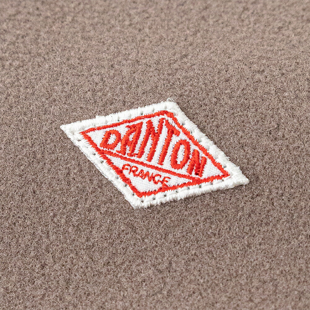 ダントン フリースライク カラーレスジャケット (DT-A0820 NDP) BRUSHED JERSEY CREW NECK JACKET DANTON(レディース)