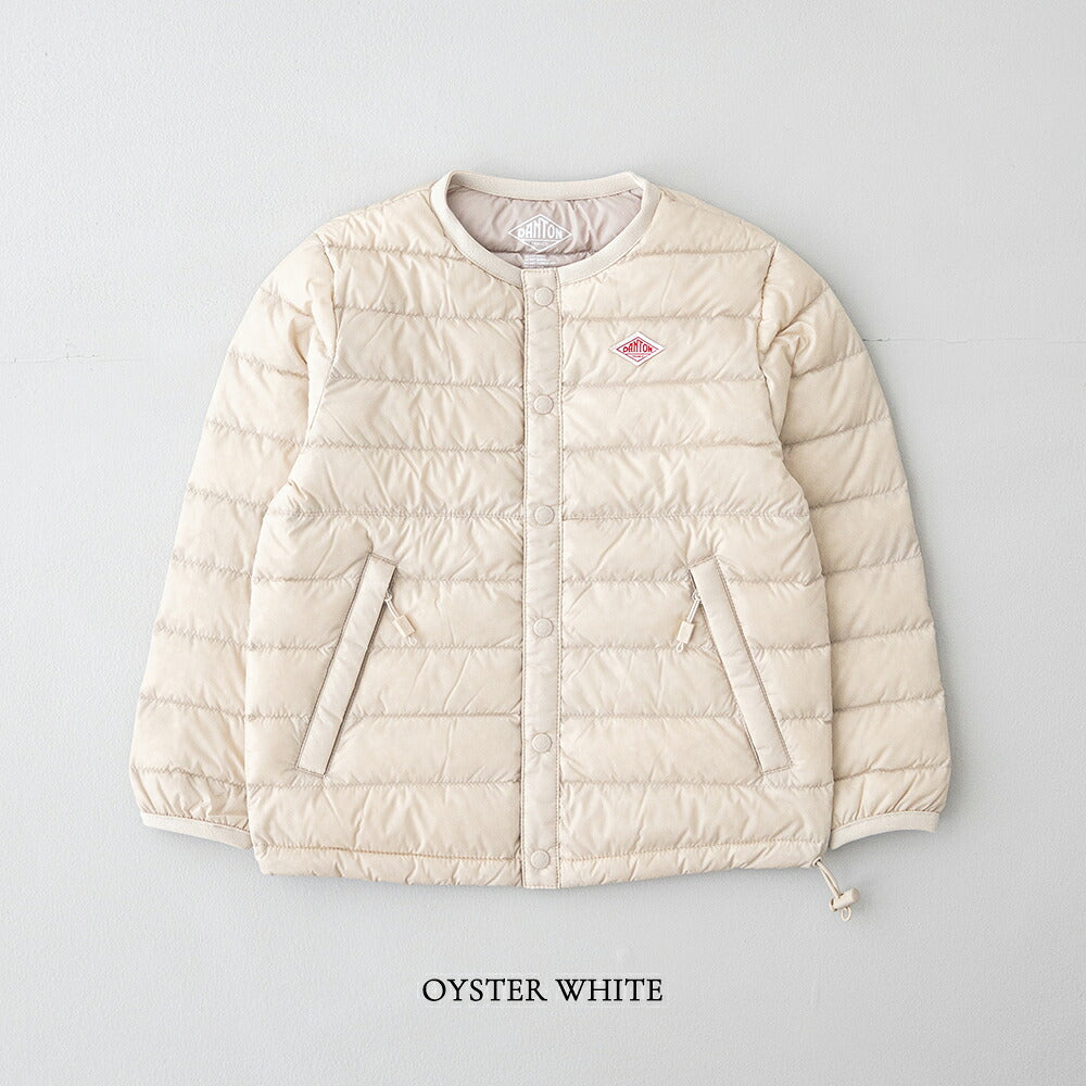 ダントン キッズ ナイロンタフタ インナーダウンクルージャケット (DT-A0047 RRT) NYLON TAFFETA KIDS INNER DOWN CREWNECK JACKET DANTON(キッズ)