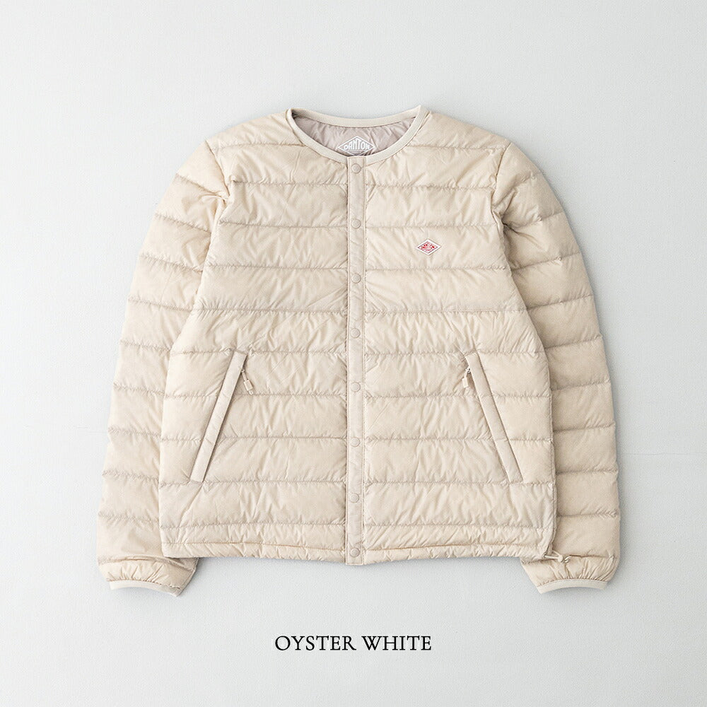 ダントン クルーネック インナーダウンジャケット (DT-A0001 RRT) NYLON TAFFETA INNER DOWN CREWNECK JACKET DANTON(レディース)