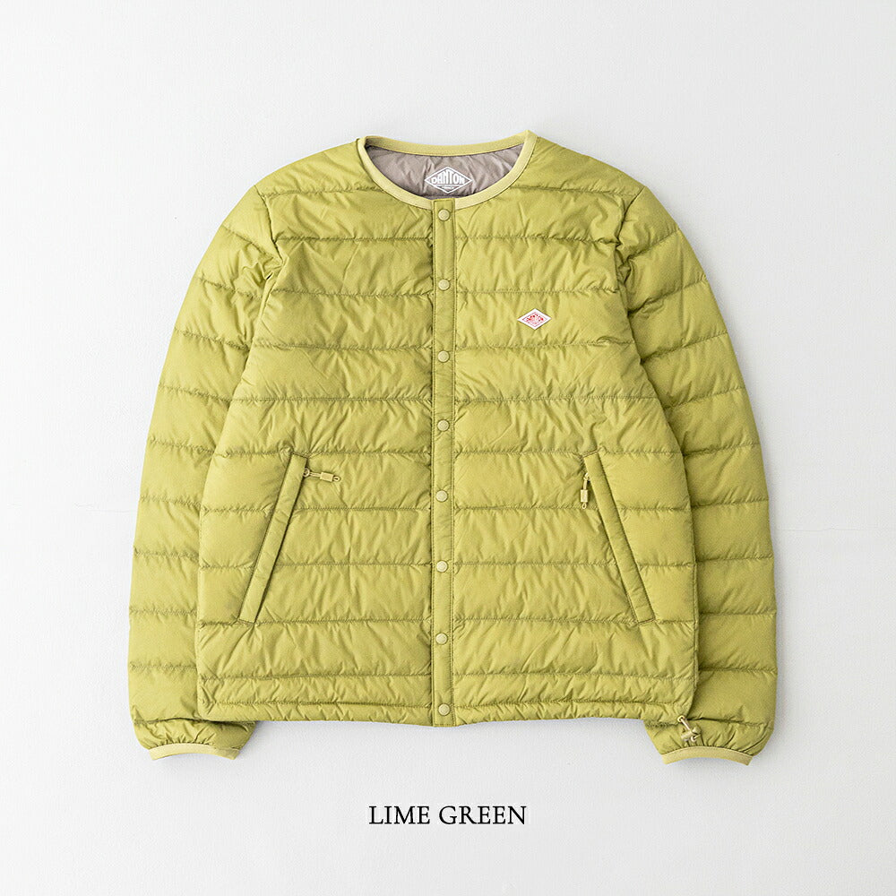 ダントン クルーネック インナーダウンジャケット (DT-A0001 RRT) NYLON TAFFETA INNER DOWN CREWNECK JACKET DANTON(レディース)