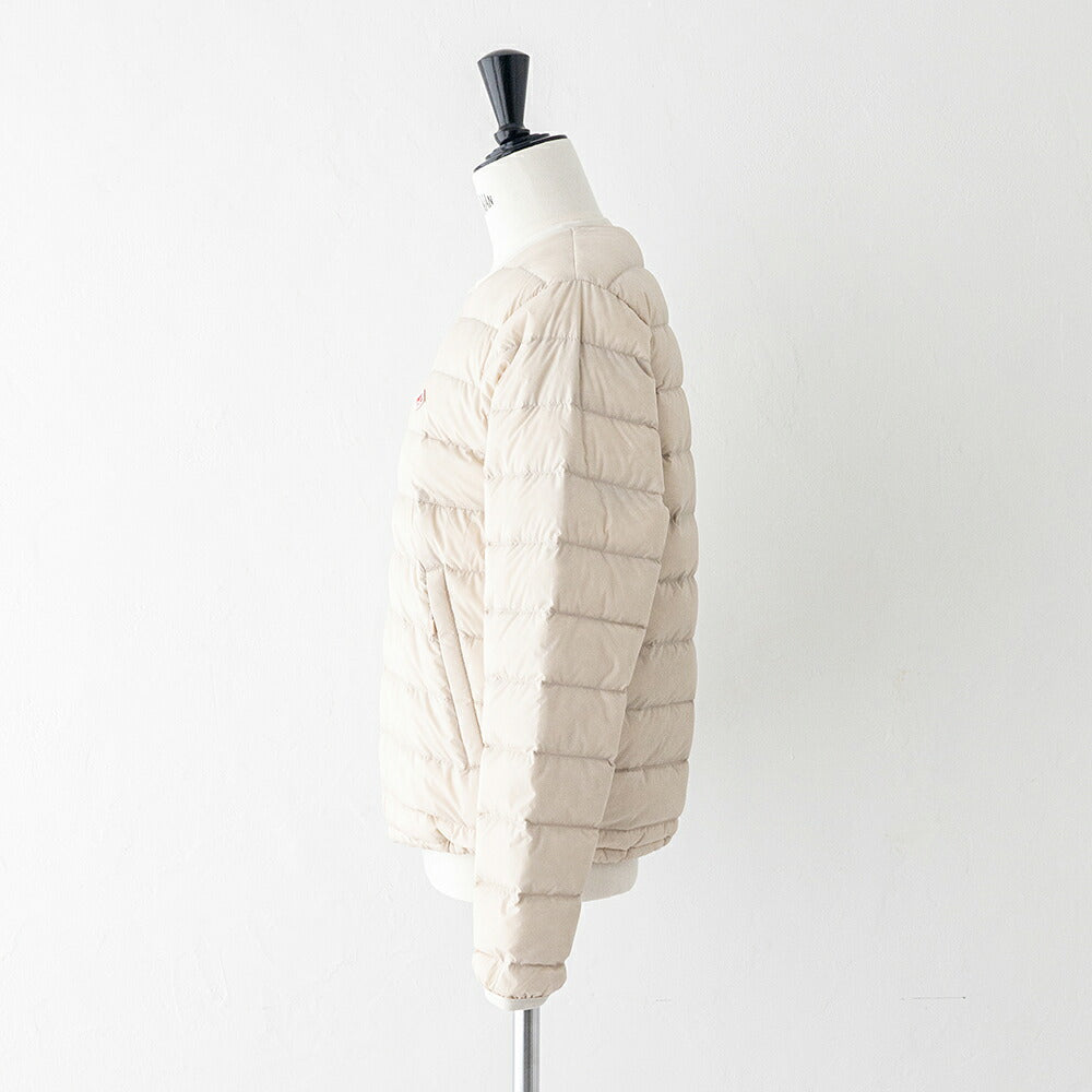 ダントン クルーネック インナーダウンジャケット (DT-A0001 RRT) NYLON TAFFETA INNER DOWN CREWNECK JACKET DANTON(レディース)