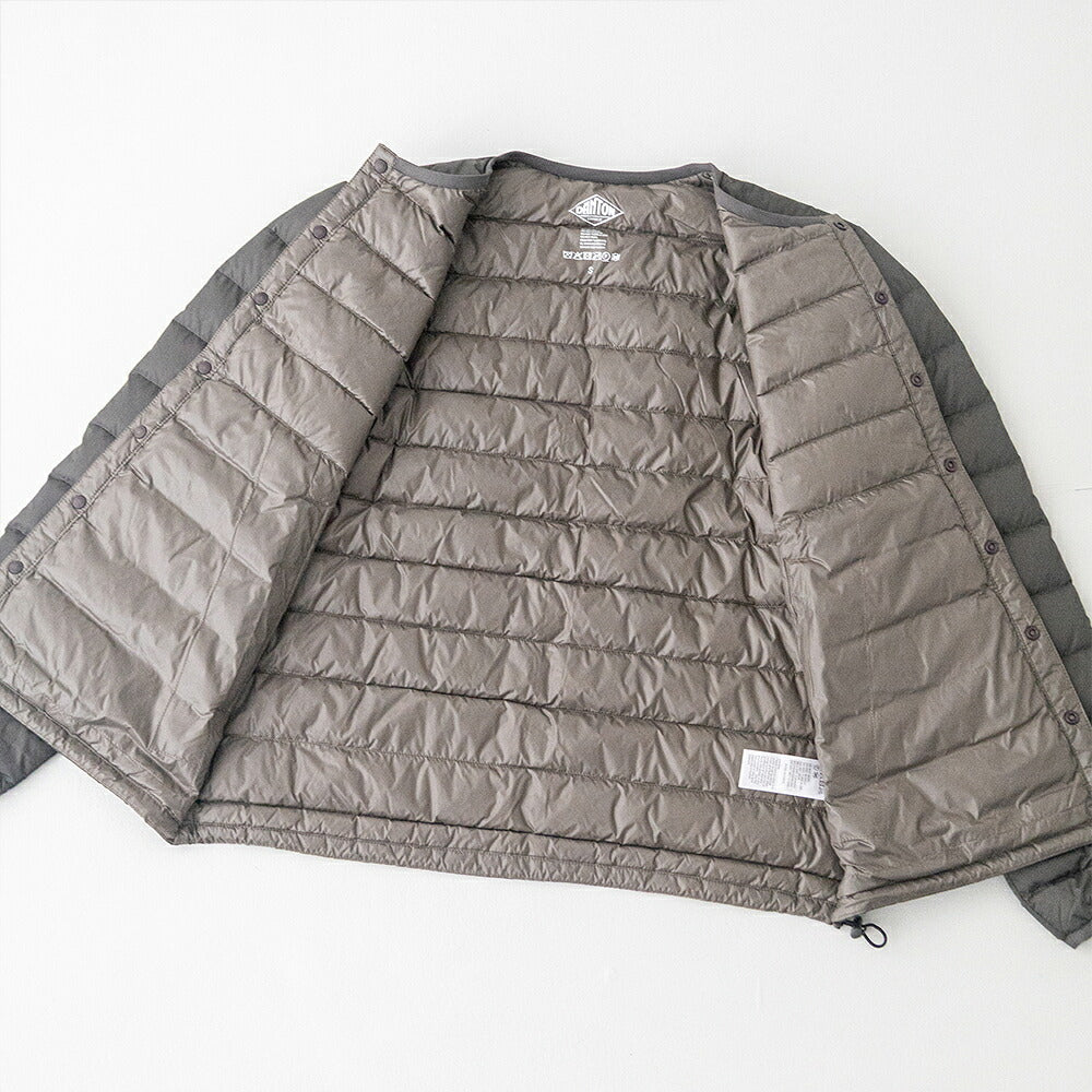 ダントン クルーネック インナーダウンジャケット (DT-A0025 RRT) NYLON TAFFETA INNER DOWN CREWNECK JACKET DANTON(メンズ)