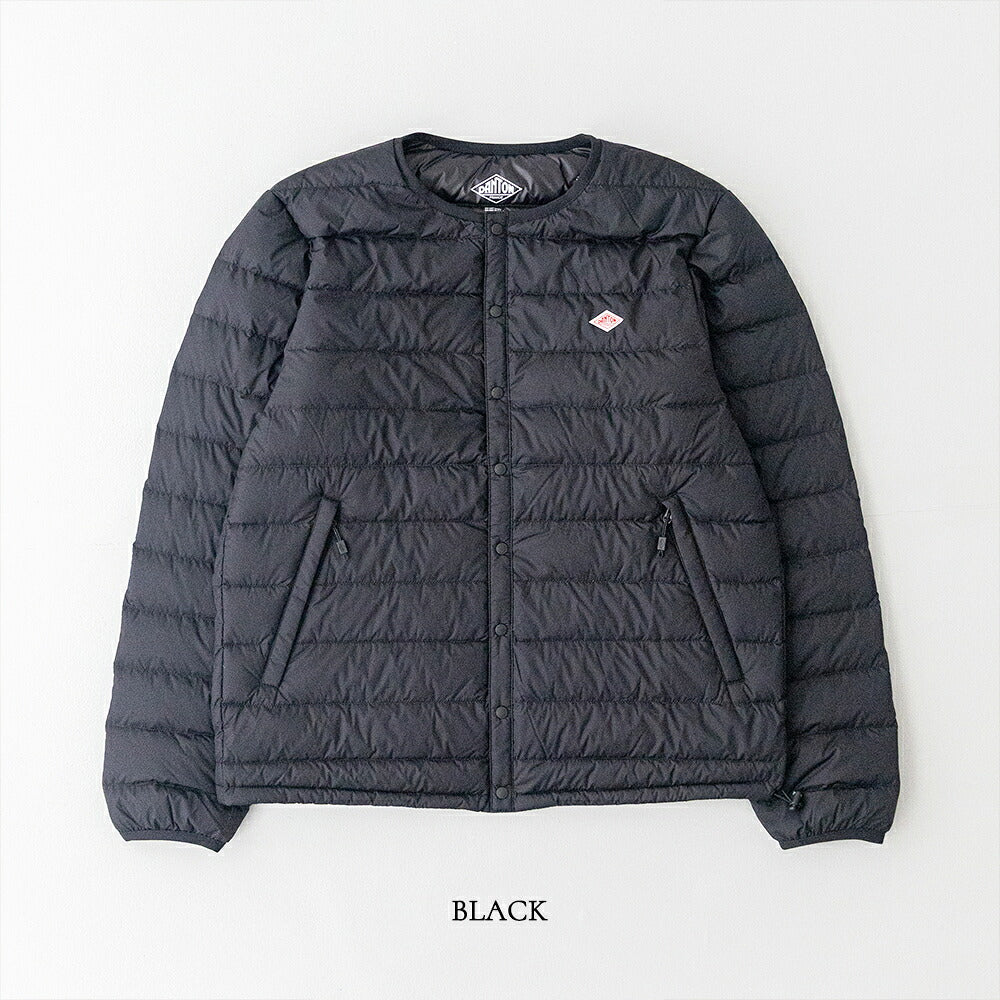 ダントン クルーネック インナーダウンジャケット (DT-A0025 RRT) NYLON TAFFETA INNER DOWN CREWNECK JACKET DANTON(メンズ)