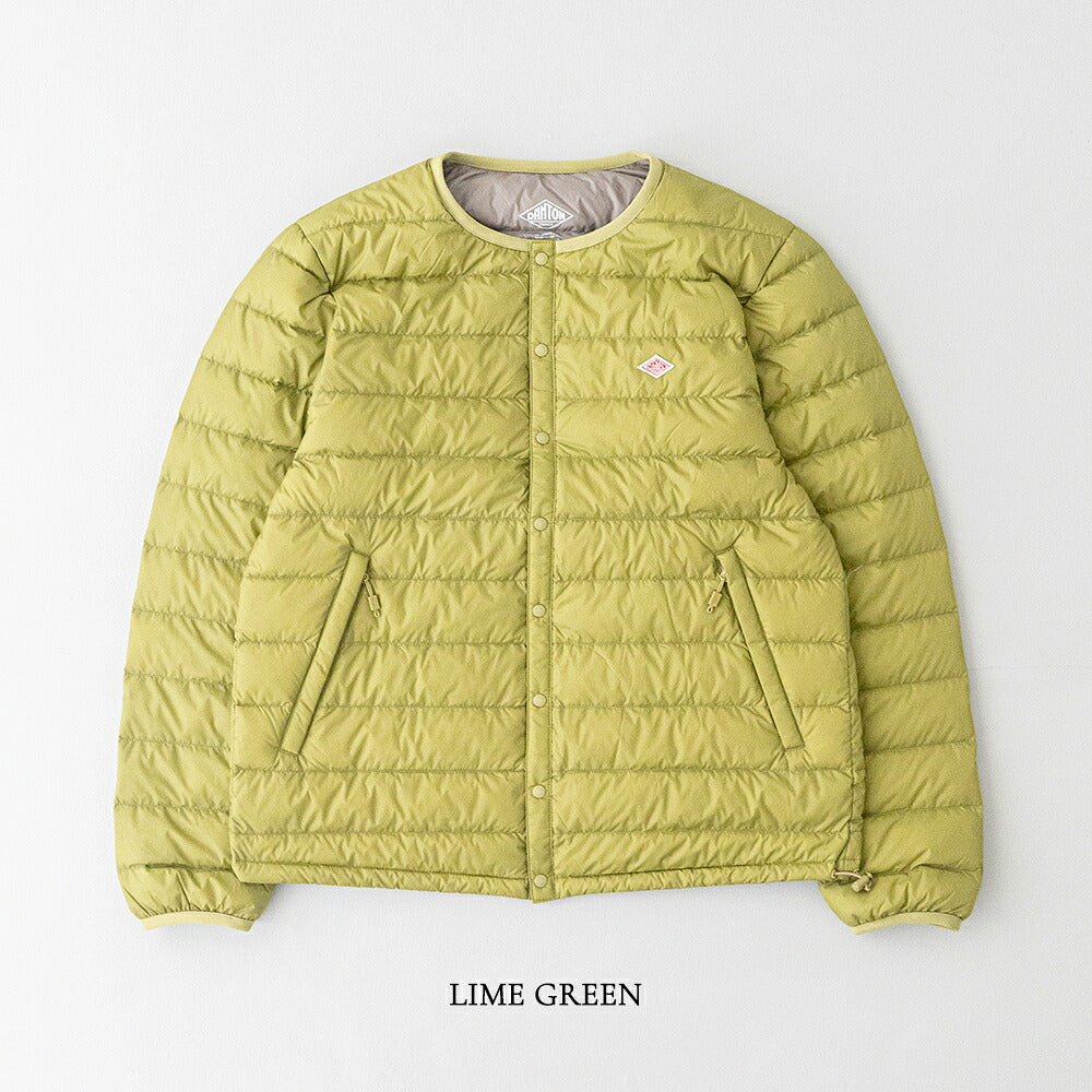 ダントン クルーネック インナーダウンジャケット (DT-A0025 RRT) NYLON TAFFETA INNER DOWN CREWNECK JACKET DANTON(メンズ)