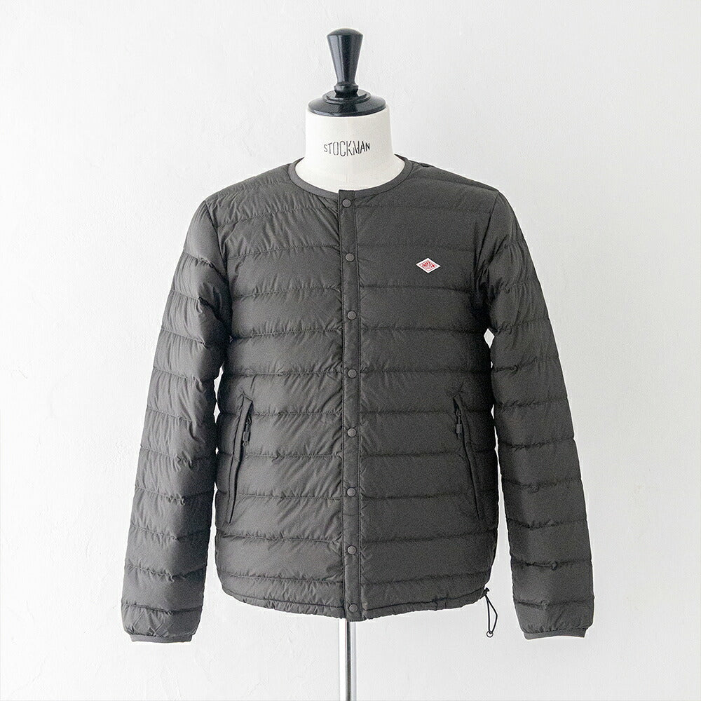 ダントン クルーネック インナーダウンジャケット (DT-A0025 RRT) NYLON TAFFETA INNER DOWN CREWNECK JACKET DANTON(メンズ)
