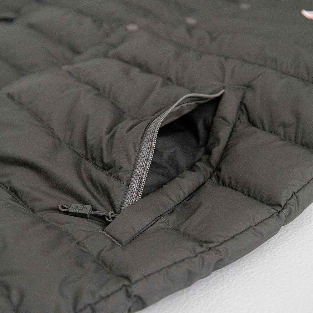 ダントン クルーネック インナーダウンジャケット (DT-A0025 RRT) NYLON TAFFETA INNER DOWN CREWNECK JACKET DANTON(メンズ)