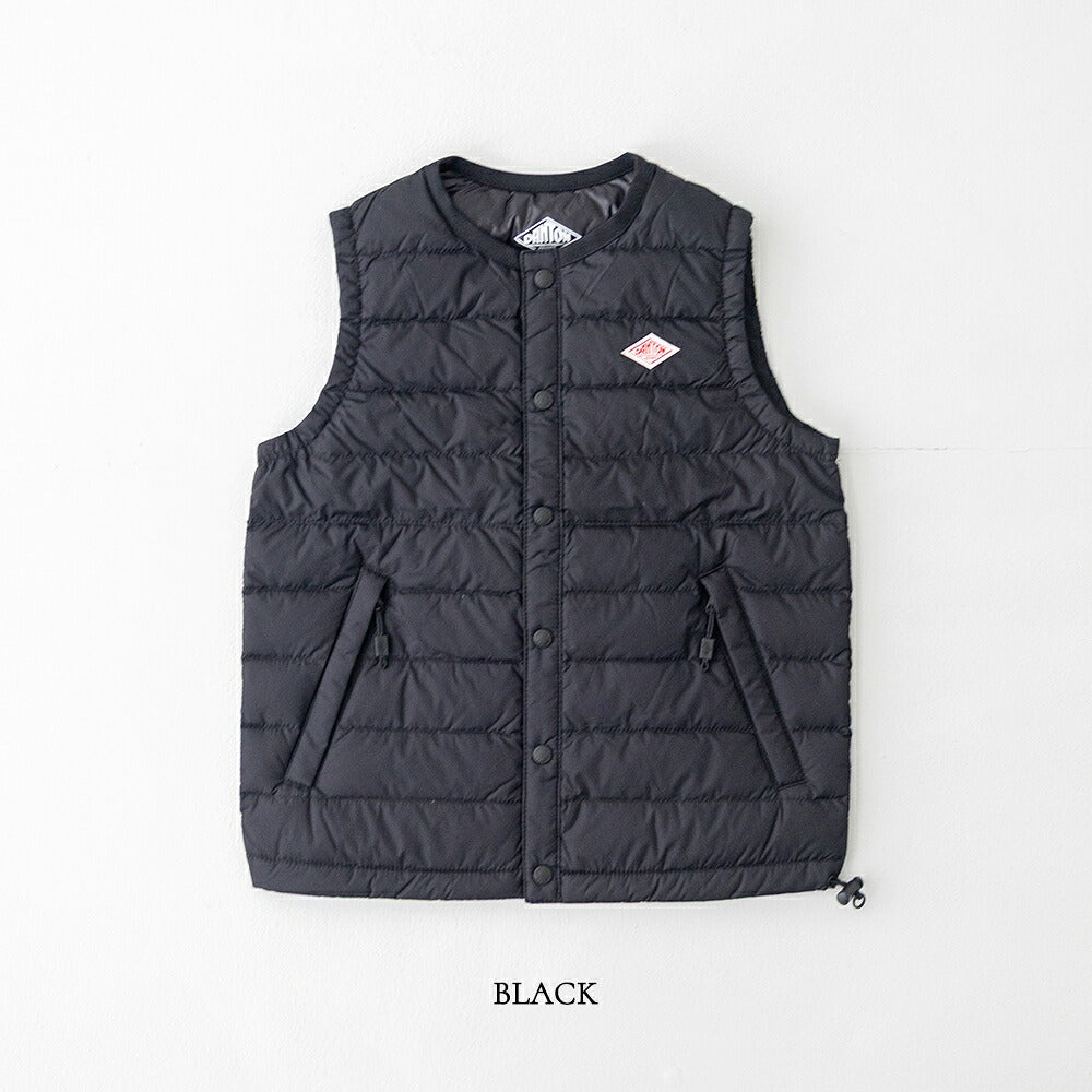 ダントン キッズ インナーダウンベスト (DT-A0048 RRT) NYLON TAFFETA KIDS INNER DOWN CREWNECK VEST DANTON(キッズ)