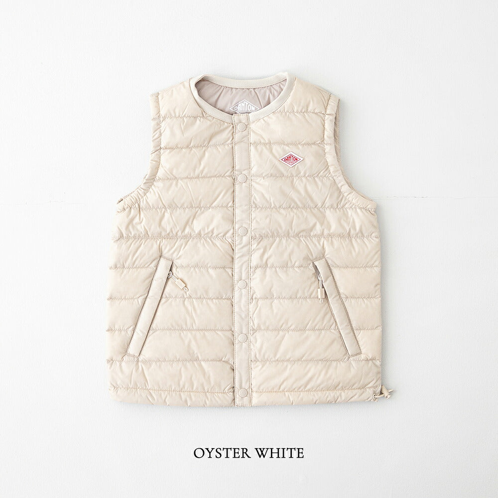 ダントン キッズ インナーダウンベスト (DT-A0048 RRT) NYLON TAFFETA KIDS INNER DOWN CREWNECK VEST DANTON(キッズ)