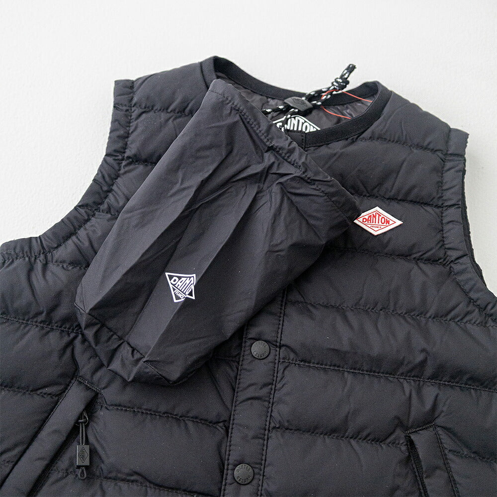 ダントン キッズ インナーダウンベスト (DT-A0048 RRT) NYLON TAFFETA KIDS INNER DOWN CREWNECK VEST DANTON(キッズ)