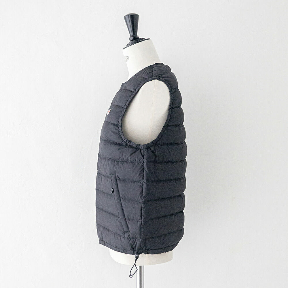 ダントン クルーネックインナーダウンベスト (DT-A0002 RRT) NYLON TAFFETA INNER DOWN CREWNECK VEST DANTON(レディース)