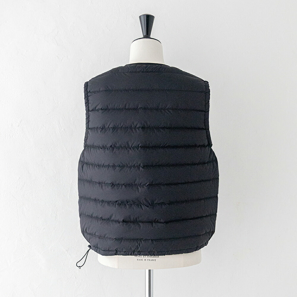 ダントン クルーネックインナーダウンベスト (DT-A0002 RRT) NYLON TAFFETA INNER DOWN CREWNECK VEST DANTON(レディース)