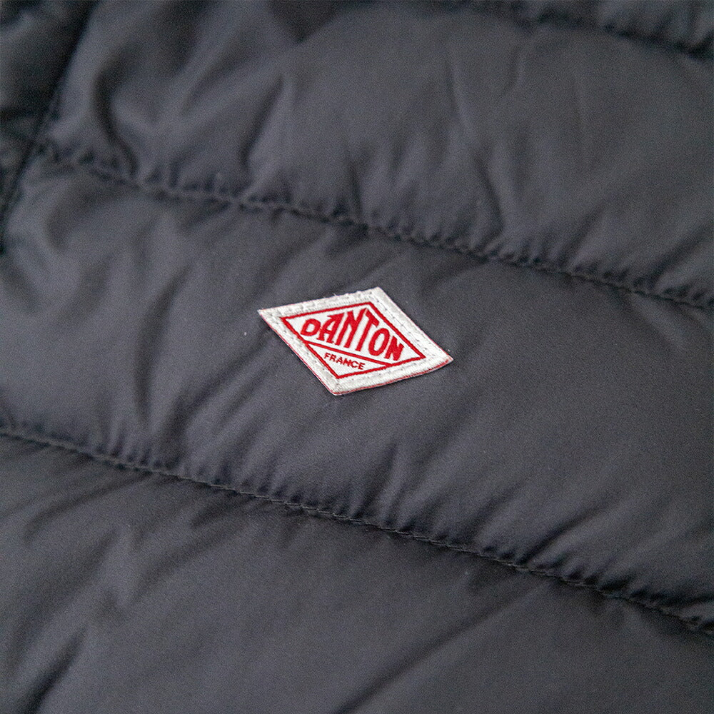 ダントン クルーネックインナーダウンベスト (DT-A0002 RRT) NYLON TAFFETA INNER DOWN CREWNECK VEST DANTON(レディース)