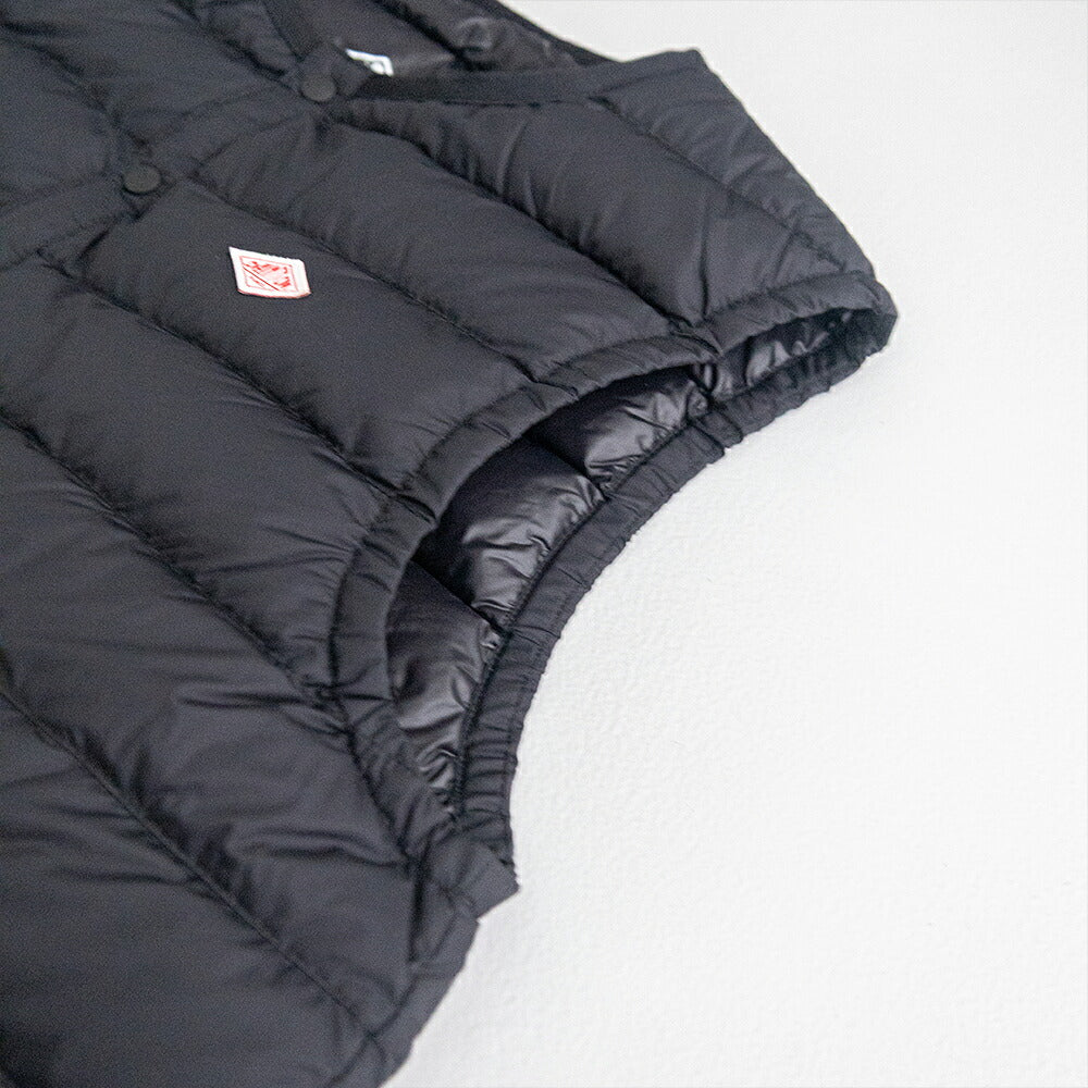 ダントン クルーネックインナーダウンベスト (DT-A0002 RRT) NYLON TAFFETA INNER DOWN CREWNECK VEST DANTON(レディース)