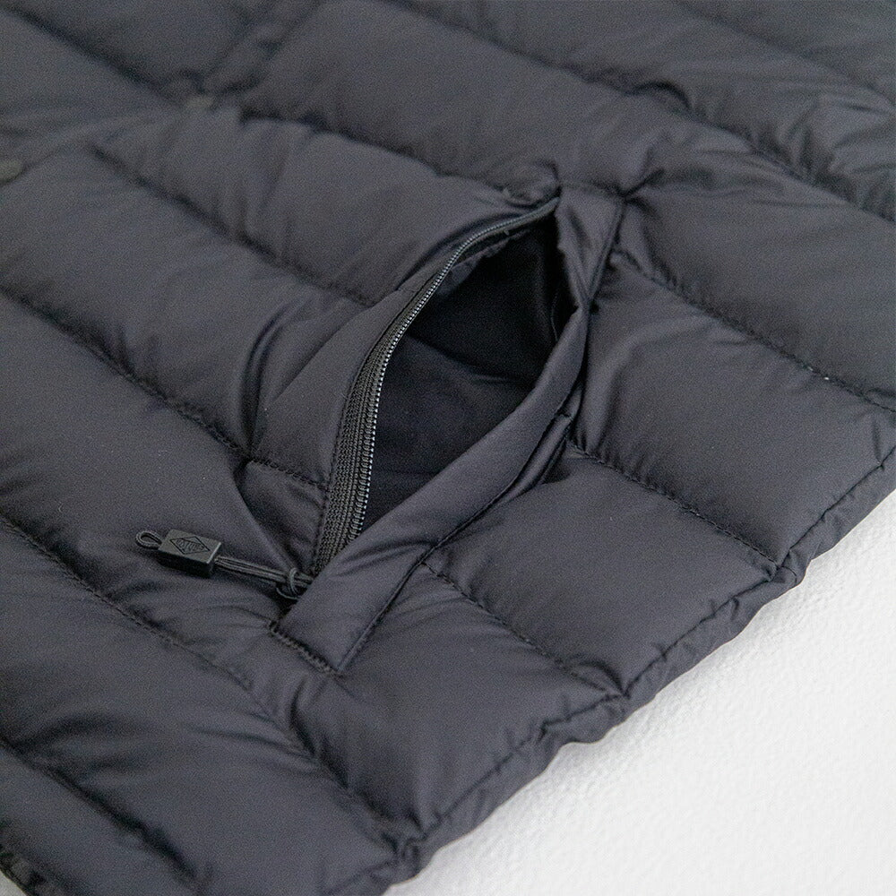 ダントン クルーネックインナーダウンベスト (DT-A0002 RRT) NYLON TAFFETA INNER DOWN CREWNECK VEST DANTON(レディース)