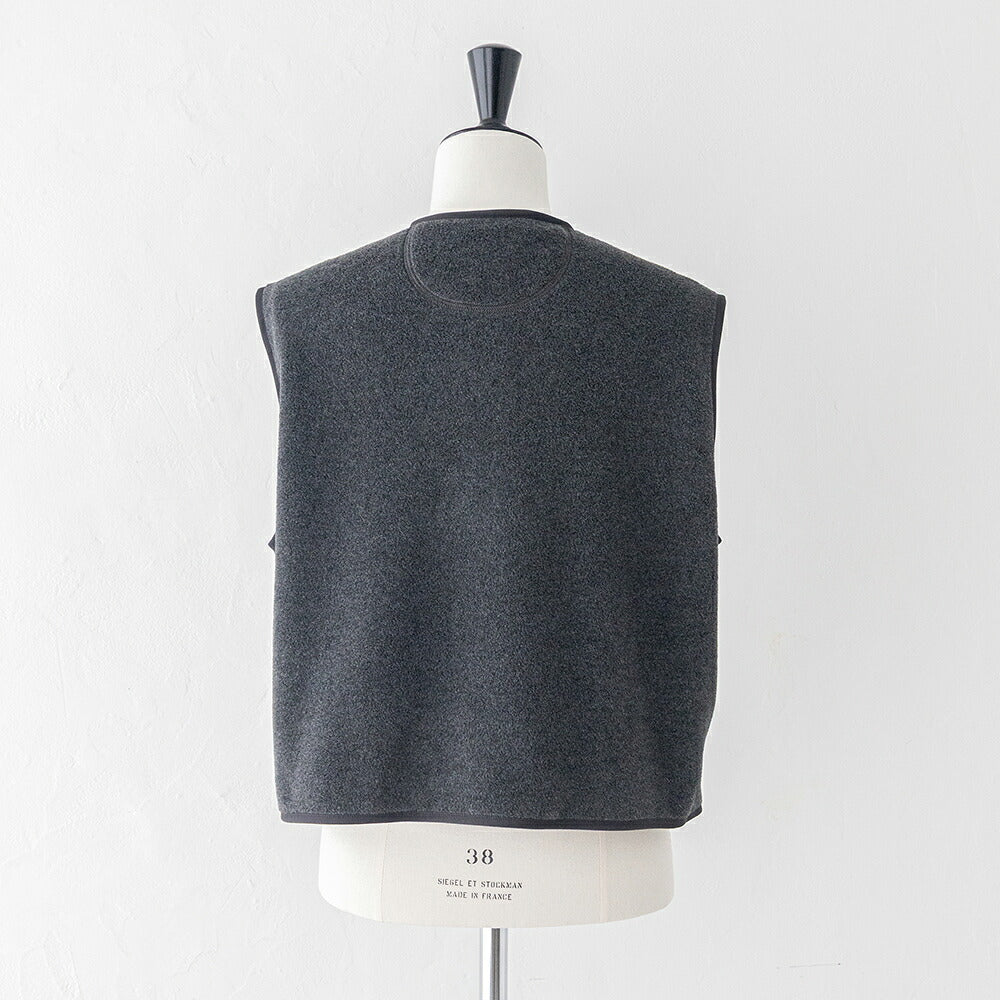 ダントン フリース カラーレスベスト (DT-A0521) FLEECE COLLARLESS VEST DANTON(レディース)