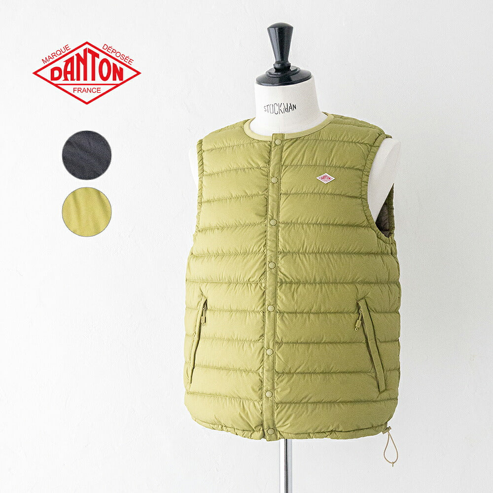 ダントン インナーダウンベスト (DT-A0026 RRT) NYLON TAFFETA INNER DOWN CREWNECK VEST DANTON(メンズ)