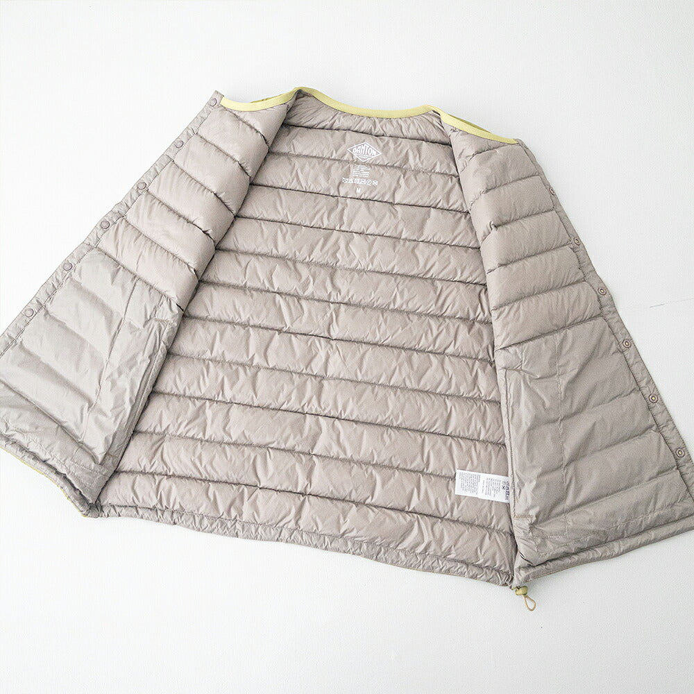 ダントン インナーダウンベスト (DT-A0026 RRT) NYLON TAFFETA INNER DOWN CREWNECK VEST DANTON(メンズ)