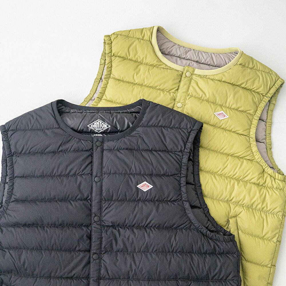 ダントン インナーダウンベスト (DT-A0026 RRT) NYLON TAFFETA INNER DOWN CREWNECK VEST DANTON(メンズ)