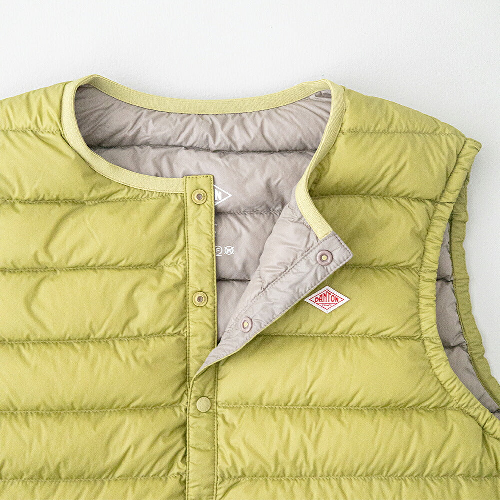ダントン インナーダウンベスト (DT-A0026 RRT) NYLON TAFFETA INNER DOWN CREWNECK VEST DANTON(メンズ)