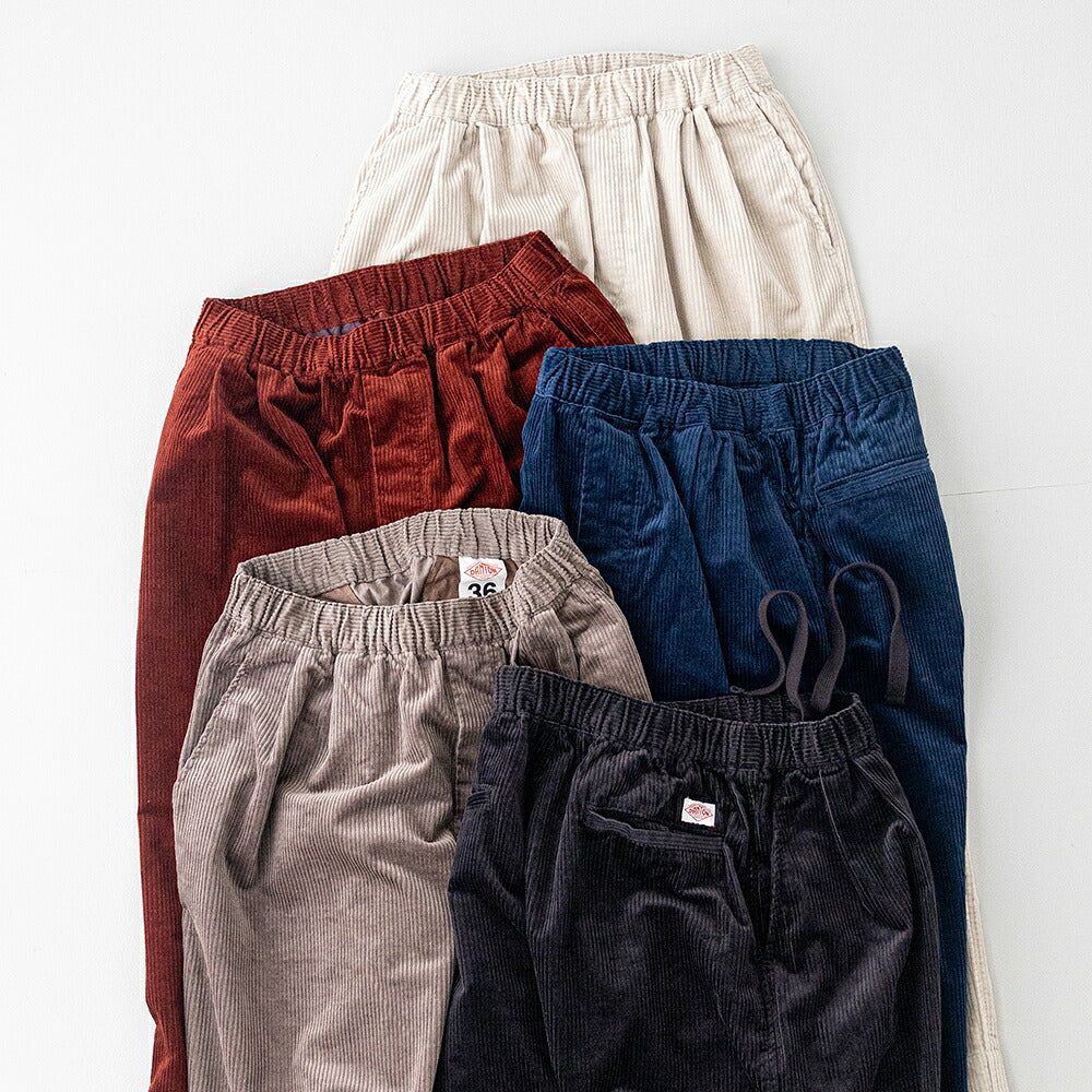 ダントン コーデュロイ イージーストレートパンツ (DT-E0318 CDU) 8W CORDUROY EASY PANTS DANTON(レディース)