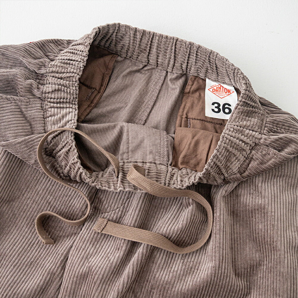 ダントン コーデュロイ イージーストレートパンツ (DT-E0318 CDU) 8W CORDUROY EASY PANTS DANTON(レディース)