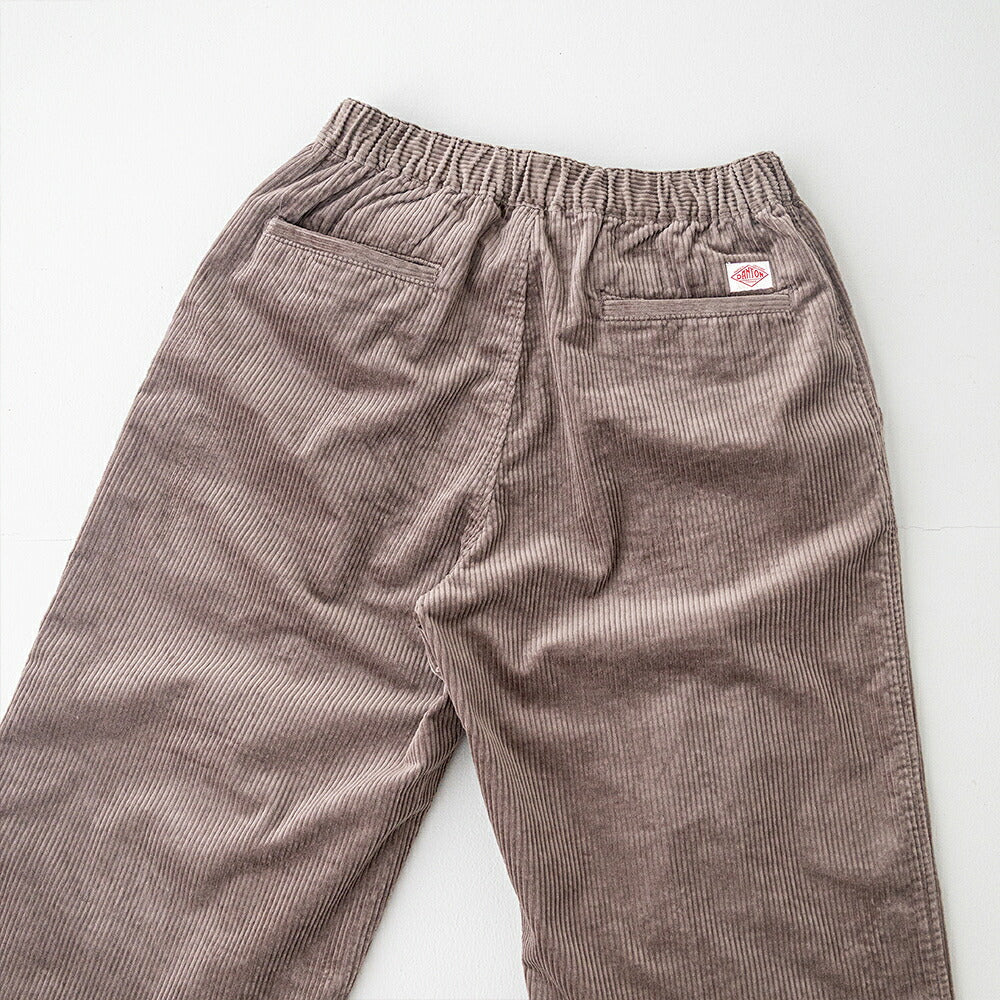 ダントン コーデュロイ イージーストレートパンツ (DT-E0318 CDU) 8W CORDUROY EASY PANTS DANTON(レディース)
