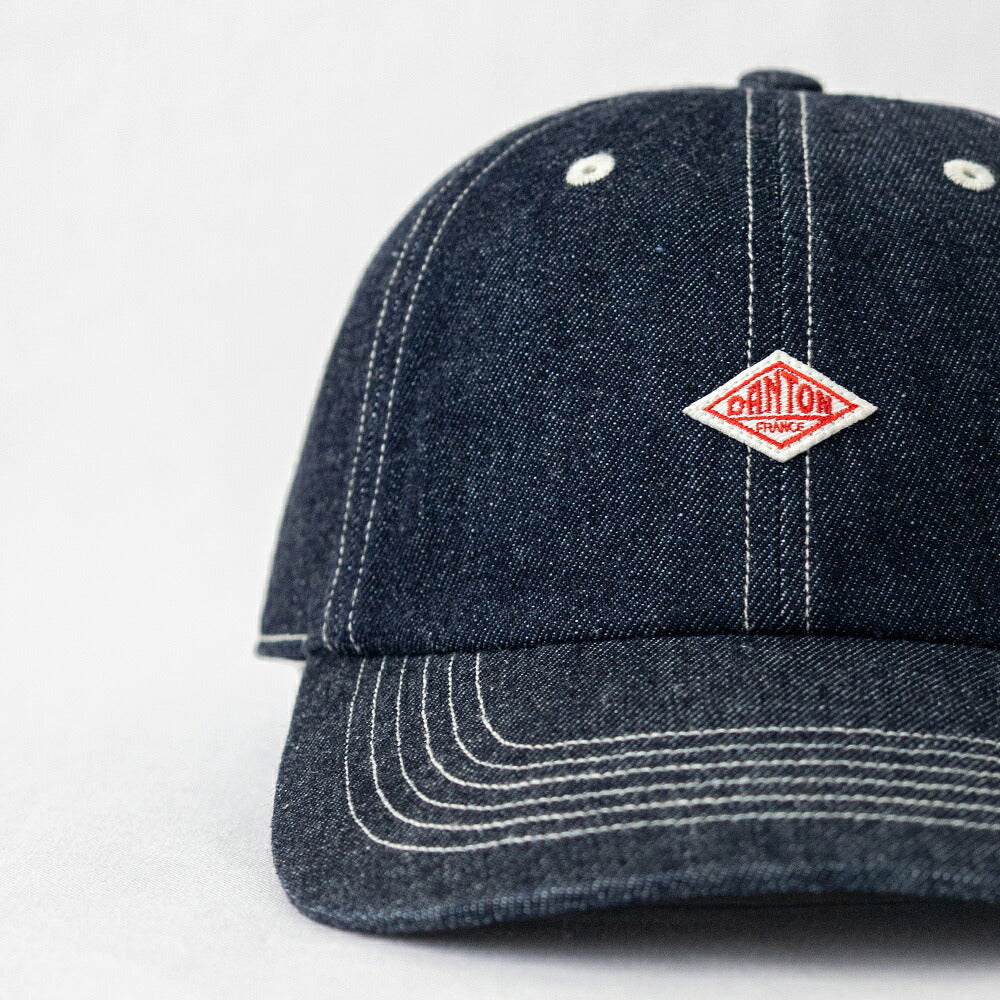 ダントン デニム 6Pキャップ (DT-H0227 YMN) 10oz DENIM 6PANEL CAP DANTON(帽子)