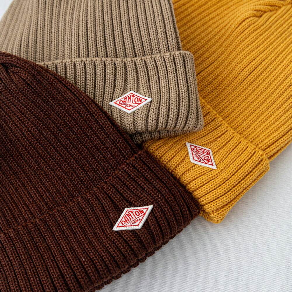 ダントン ウールリブニットキャップ (DT-H0234 BLG) 7gg 2×2WOOL RIB RIB KNIT CAP DANTON(帽子)