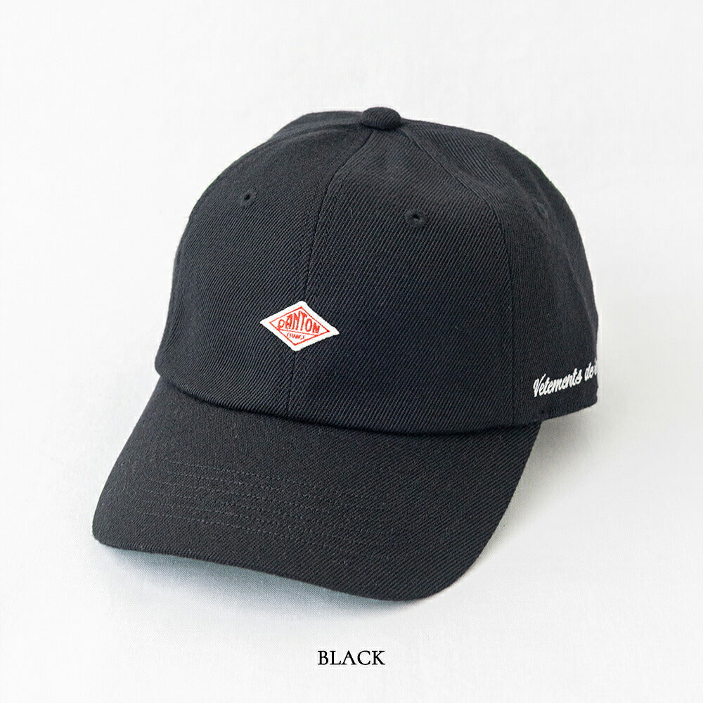 ダントン ポリエステルサージ 6パネルキャップ (DT-H0308 PEE) POLYESTER SERGE 6PANEL CAP DANTON(帽子)