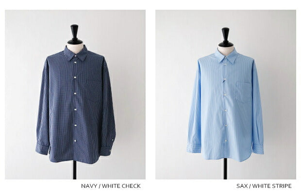 オーシバル140/2ブロードレギュラーカラーシャツ(OR-B0138LTF)140/2BROADREGULARCOLLARSHIRTORCIVAL(メンズ)【2023春夏】*送料無料*【後払い決済不可】*