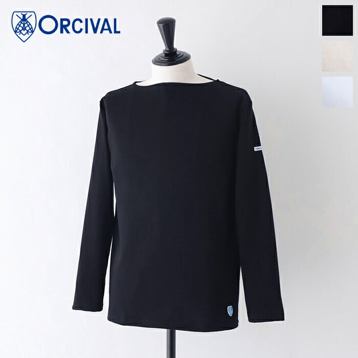 オーシバルコットンロードフレンチバスクシャツ(B211)COTTONLOURDBOATNECKL/SP.O.ORCIVAL(メンズ)【2023秋冬】*送料無料*【後払い決済不可】【ポイント10倍】期間限定3/2120:00〜3/271:59