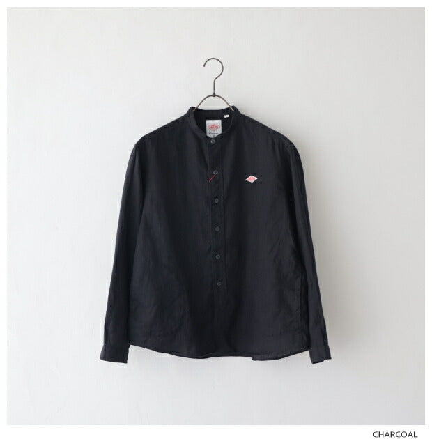 ダントンリネンバンドカラーシャツ(DT-B0279KLS)LINENCLOTHBANDCOLLARSHIRTL/SDANTON(レディース)【2024春夏】*送料無料*【後払い決済不可】*