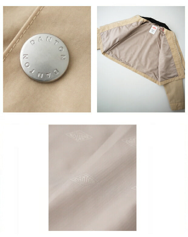 ダントンナイロンショートジャケット(DT-A0465NTF)NYLONTAFFETASHORTJACKETDANTON(レディース)【2024春夏】*送料無料*【後払い決済不可】*