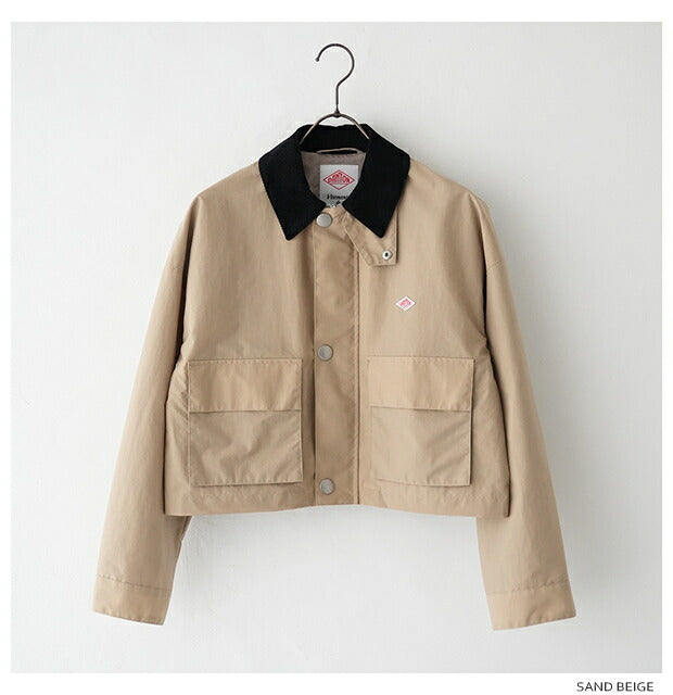 ダントンナイロンショートジャケット(DT-A0465NTF)NYLONTAFFETASHORTJACKETDANTON(レディース)【2024春夏】*送料無料*【後払い決済不可】*