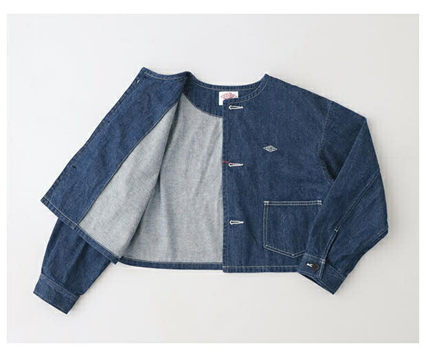 ダントンデニムダンガリードットボタンボタンダウンシャツ(DT-B0115DUG)DENIMDUNGAREEDOTBUTTONB.DSHIRTDANTON(レディース)【2024春夏】*送料無料*【後払い決済不可】*