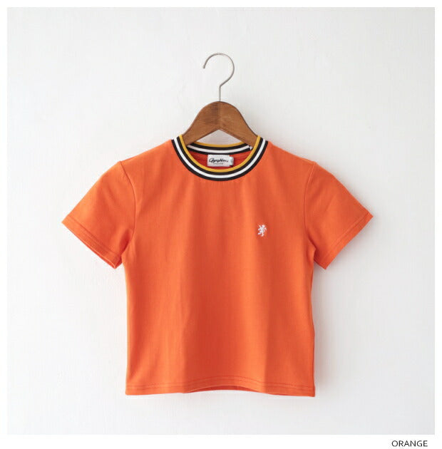 ジムフレックスキッズクルーネックラインTシャツ(GY-C0360CCB)40/-SOFTCREWNECKKNIT-LINET-SHIRTGymphlex(キッズ)【2024春夏】*送料無料*【後払い決済不可】*