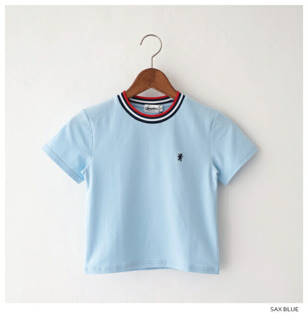 ジムフレックスキッズクルーネックラインTシャツ(GY-C0360CCB)40/-SOFTCREWNECKKNIT-LINET-SHIRTGymphlex(キッズ)【2024春夏】*送料無料*【後払い決済不可】*
