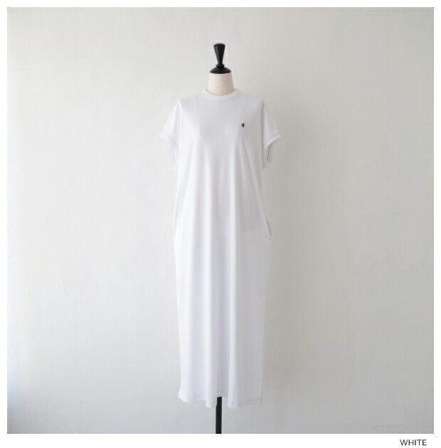 ジムフレックスインターロッククルーネックスリーブレスワンピース(GY-C0325FLK)60/-INTERLOCKCREWNECKSLEEVELESSDRESSSGymphlex(レディース)【2024春夏】*送料無料*【後払い決済不可】*