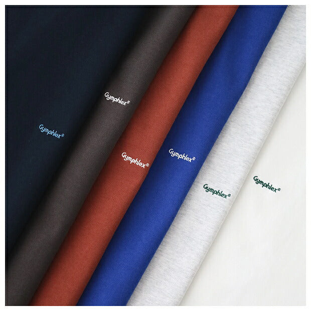 ジムフレックスロゴ刺繍半袖ビッグTシャツ(J-9271HWJ)HEAVYWEIGHTJERSEYCREWNECKS/ST-SHIRTGymphlex(メンズ)【2024春夏】*送料無料*【後払い決済不可】*