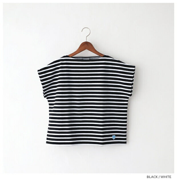 オーシバルコットンロードフレンチスリーブTシャツ(B261)COTTONLOURDB261FRENCHSLEEVEBOATNECKP.O.ORCIVAL(レディース)【2024春夏】*送料無料*【後払い決済不可】*