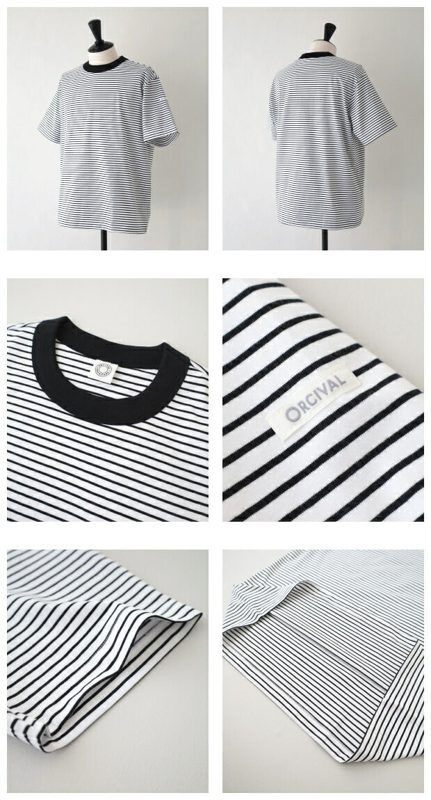 オーシバルクルーネック半袖Tシャツ(OR-C0338CCF)STRETCHCREWNECKS/SP.O.ORCIVAL(メンズ)【2024春夏】*送料無料*【後払い決済不可】*