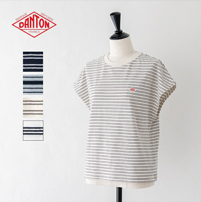 ダントンコットンリネンスリーブレスシャツ(DT-B0235VCL)C/LISLUBSLEEVELESSSHIRTDANTON(レディース)【2024春夏】*送料無料*【後払い決済不可】*