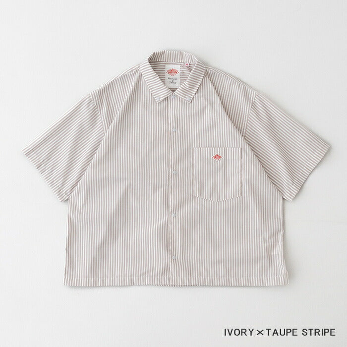 ダントンプランサーボタンダウン半袖シャツ(DT-B0336POD)POLYESTEROXFORDDOTBUTTONB.D.SHORTSHIRTS/SDANTON(レディース)【2025春夏】*送料無料*【後払い決済不可】*