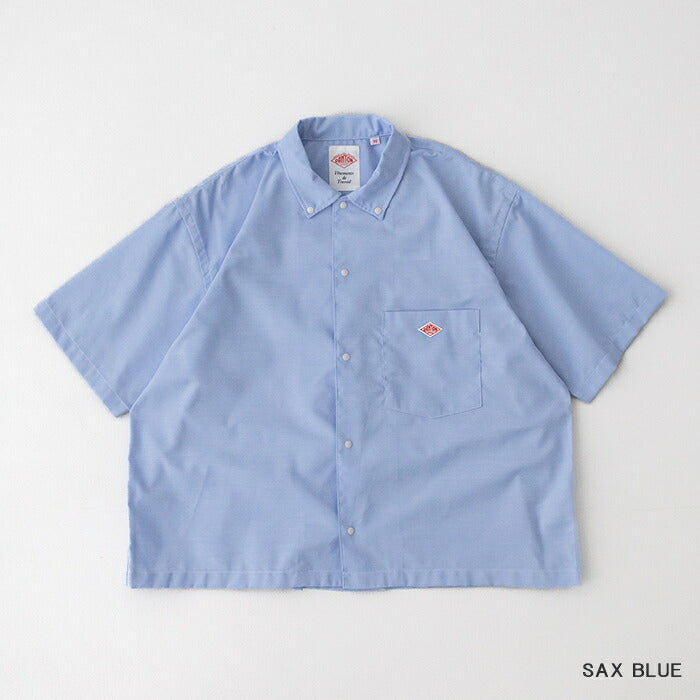 ダントンプランサーボタンダウン半袖シャツ(DT-B0336POD)POLYESTEROXFORDDOTBUTTONB.D.SHORTSHIRTS/SDANTON(レディース)【2025春夏】*送料無料*【後払い決済不可】*
